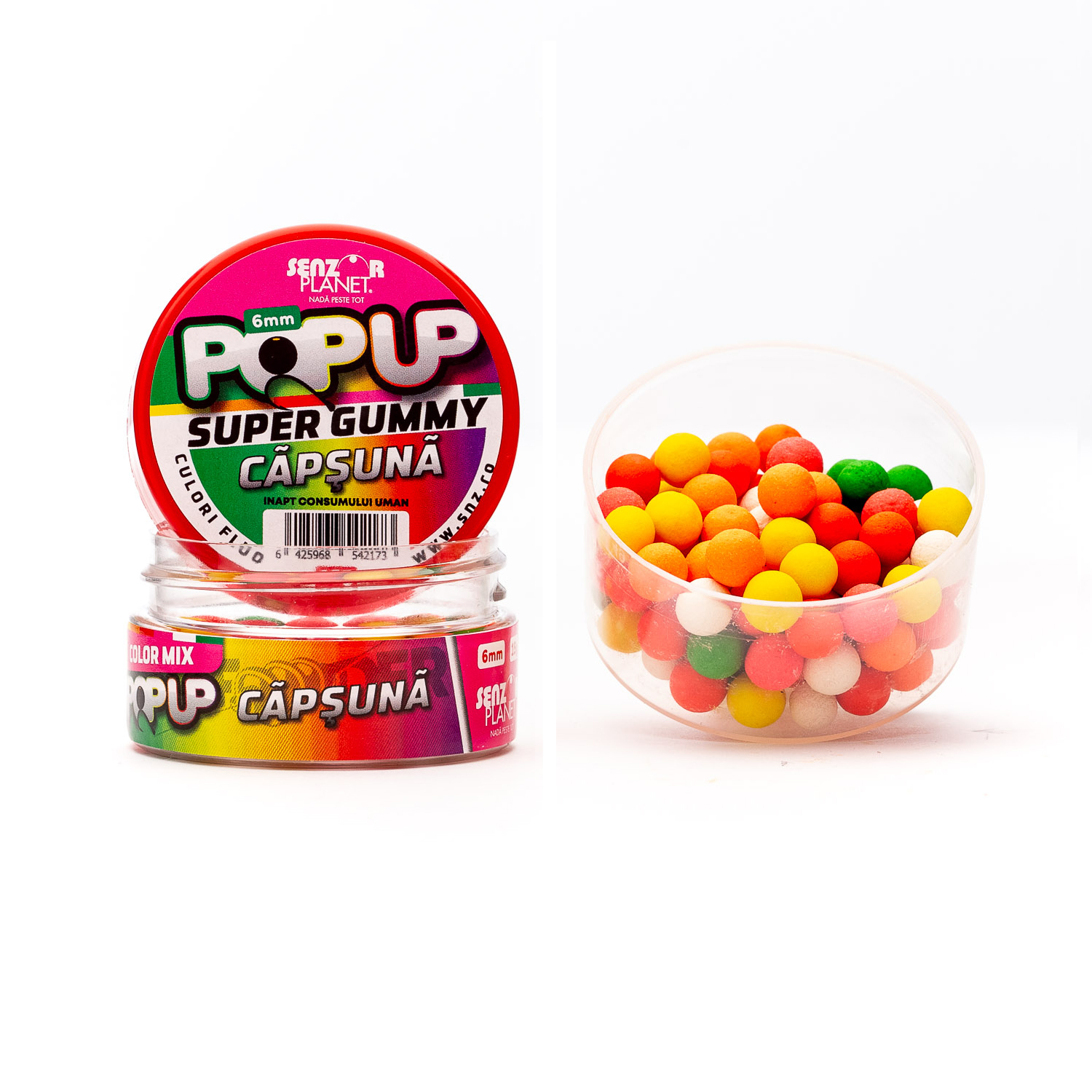 Бойлы Pop-Up Senzor (MIX CULORI) 6mm 15g